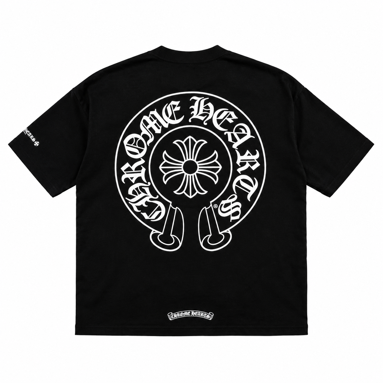 chromed heart tee