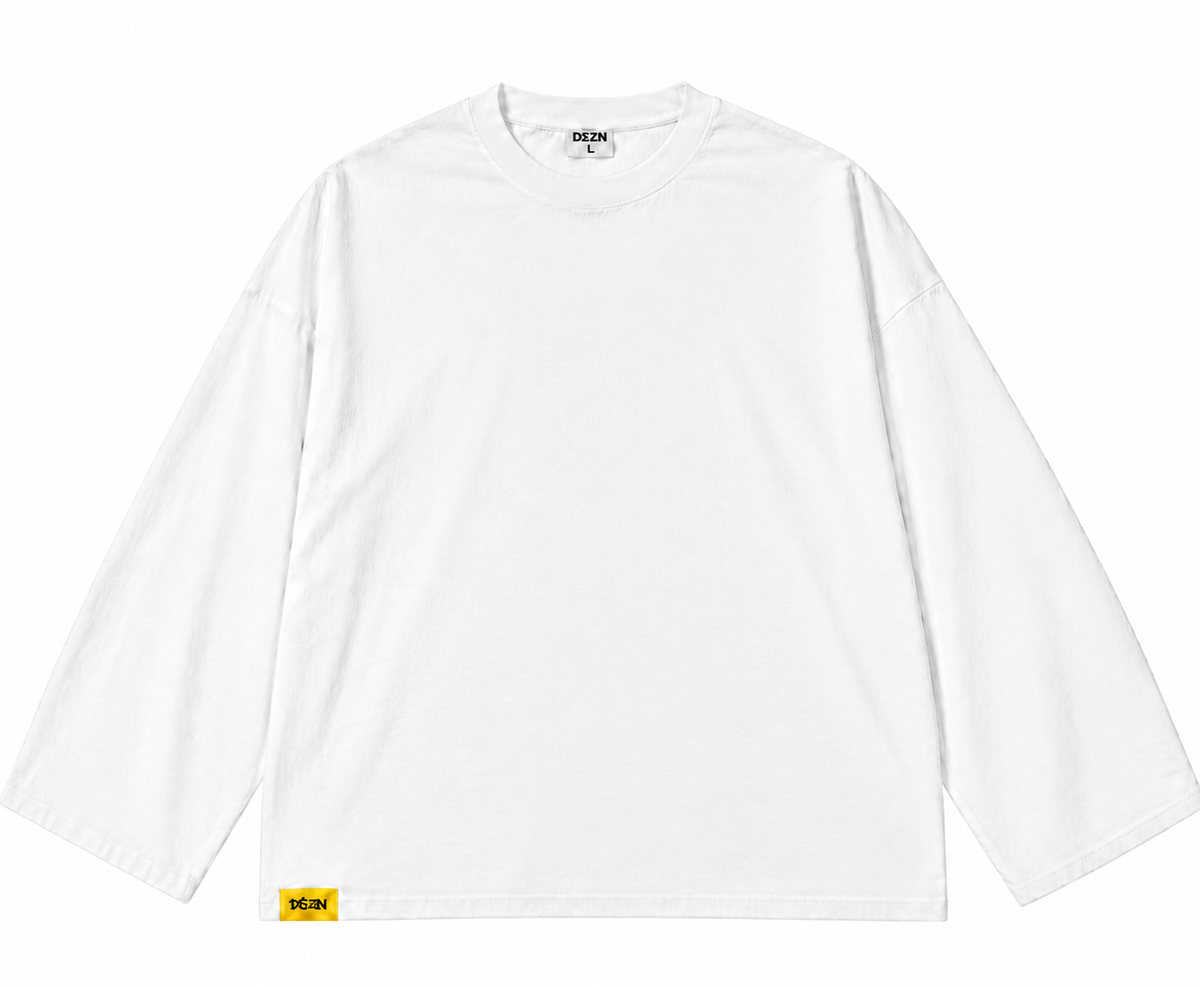 Longsleeve classique blanc